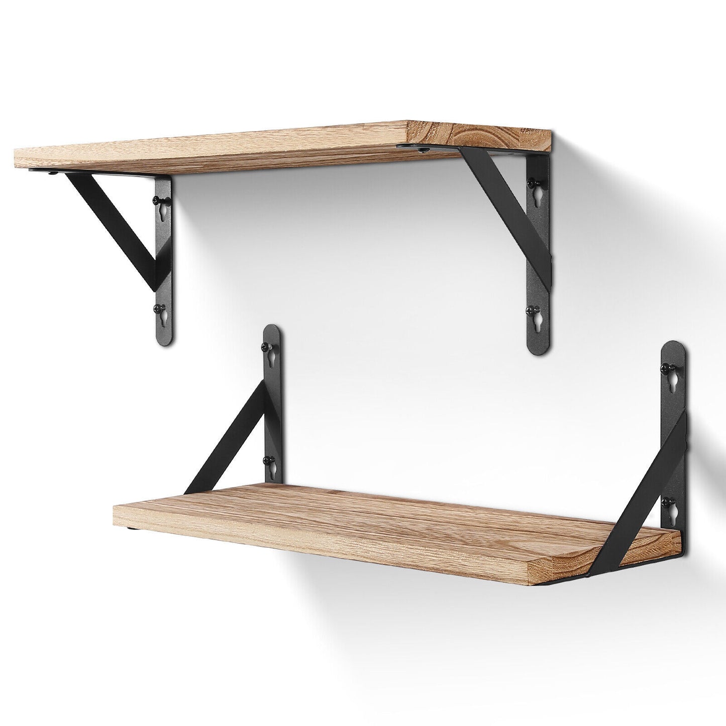 Wooden Floating Shelves x 2