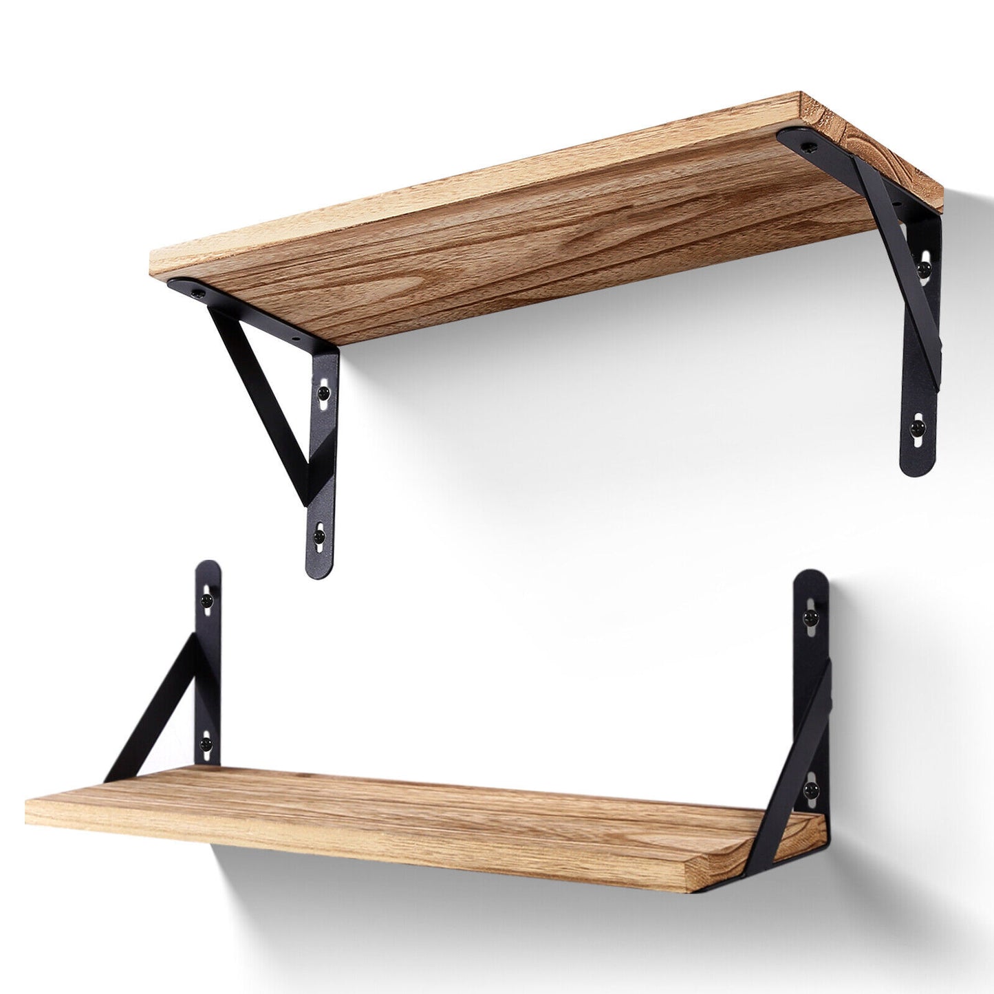 Wooden Floating Shelves x 2