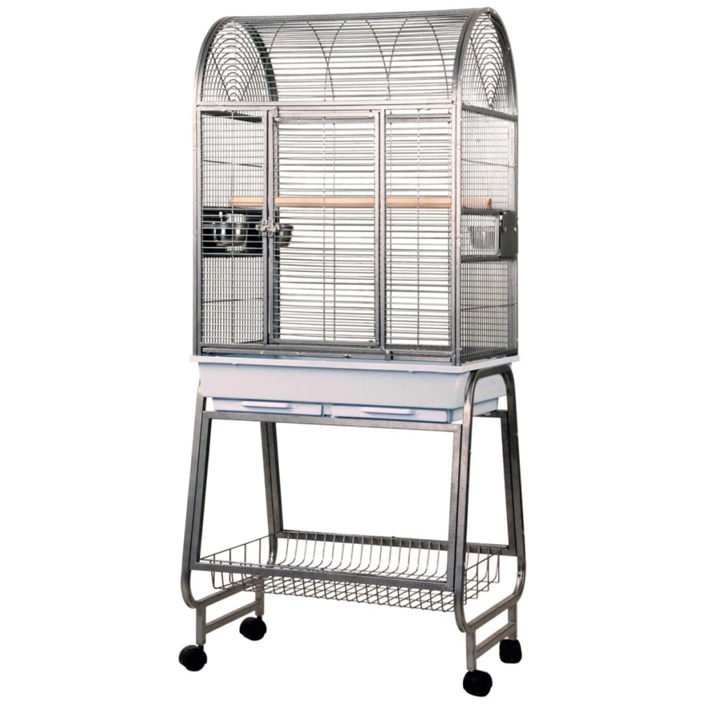 Strong Parrot Cage Villa Nora Grey 67.7X51.5X154 Cm 93083